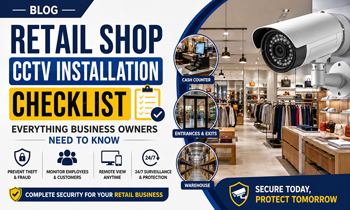 Retail Shop CCTV Camera Installation Checklist