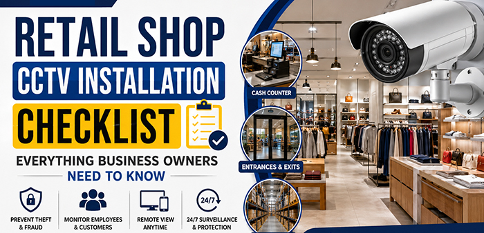 Retail Shop CCTV Camera Installation